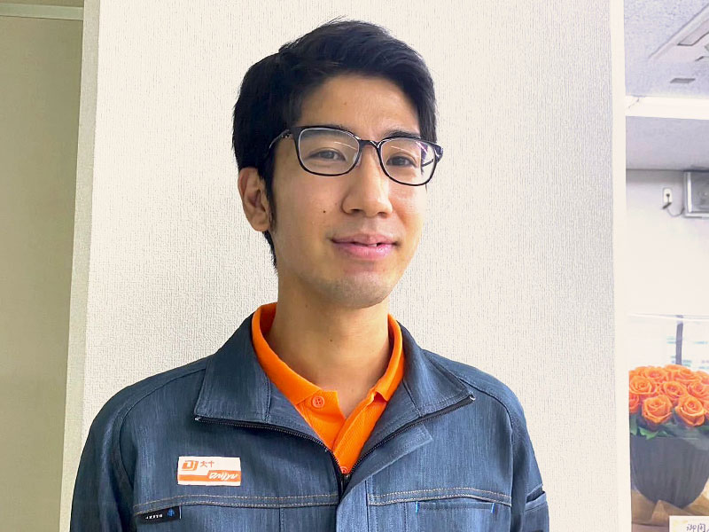 大十株式会社採用サイトのインタビュー写真