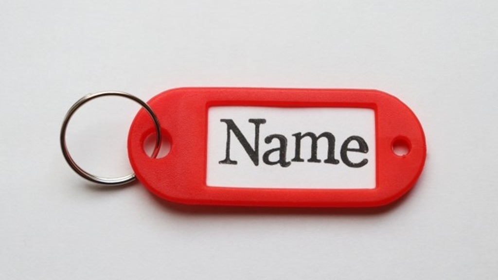 鍵に記されたNameの文字