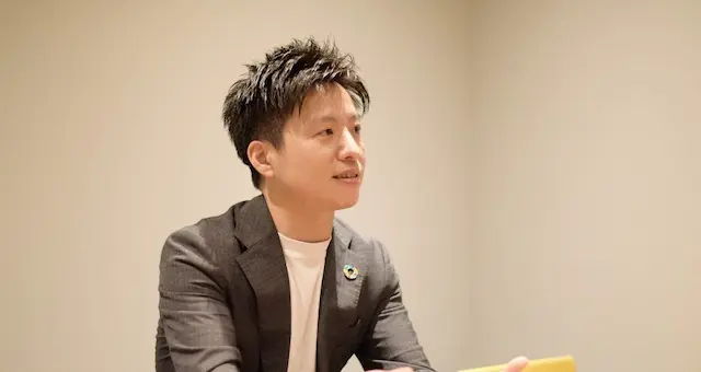 面接率や業務削減"について話す株式会社メッセホールディングス担当者様"
