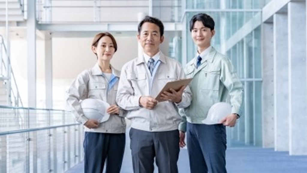 有効求人倍率が高い建設業界で働く人たちのイメージ