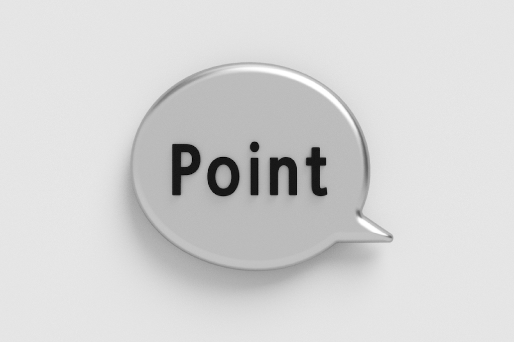 Pointの文字