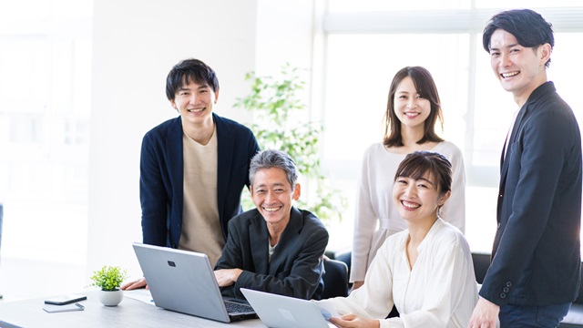 和やかな組織の様子