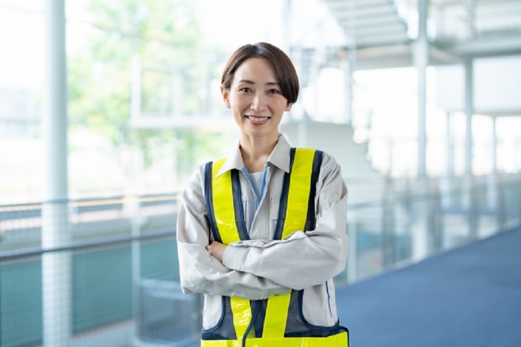 警備員の女性