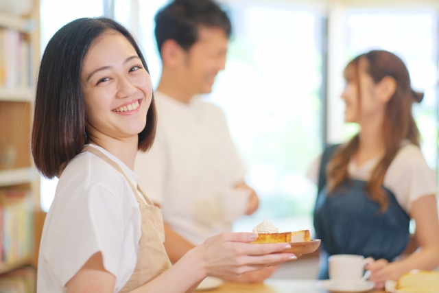 入社したばかりのアルバイト従業員